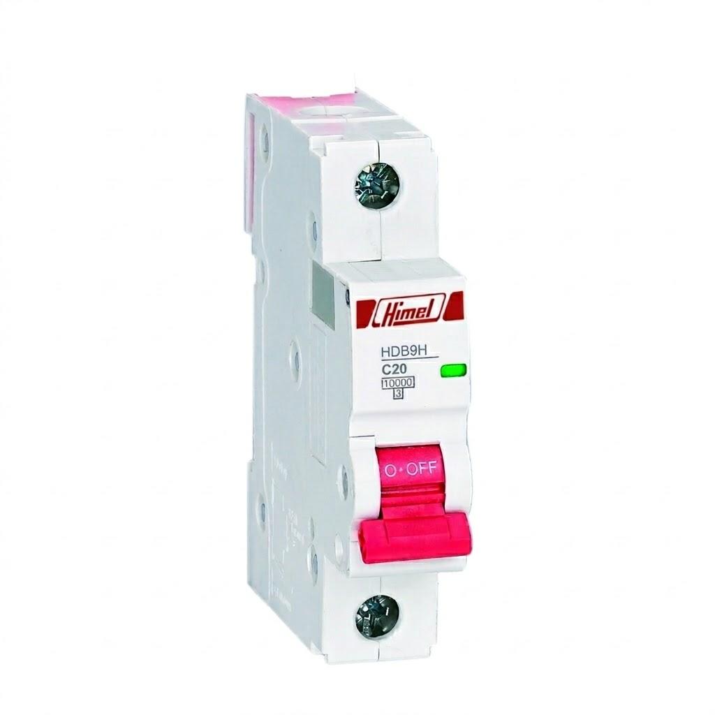 HIMEL HDB9H63A1C20 Miniature Circuit Breaker 1P 20A 10kA Type C