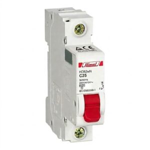 HIMEL HDB3WN1C25 Miniature Circuit Breaker 1P 25A 6kA Type C