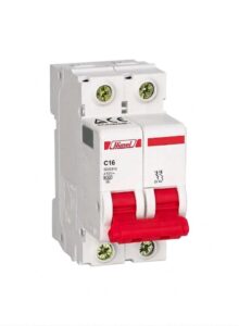 HIMEL HDB3WN2C16 Miniature Circuit Breaker (MCB) 2P 16A 6kA Type C