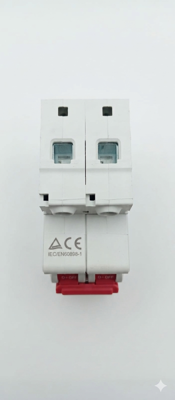 HIMEL Miniature Circuit Breaker (MCB) 2P 40A 10kA Type C – HDB9H63A2C40 - Image 4