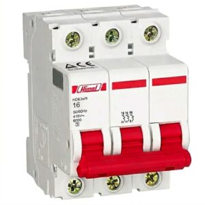 HIMEL HDB3WN3C16 Miniature Circuit Breaker MCB 3P 16A 6kA Type C