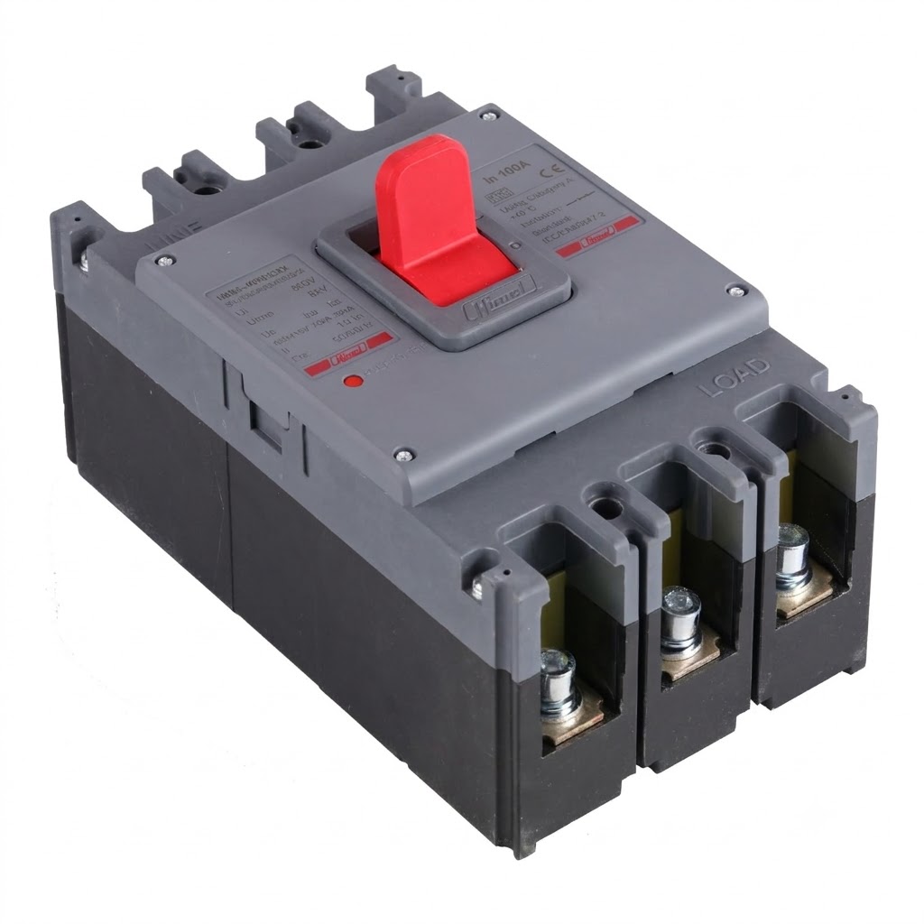HIMEL Molded Case Circuit Breaker (MCCB) 3P 100A 25kA Thermal-Magnetic – HDM3100S10033XX - Image 2